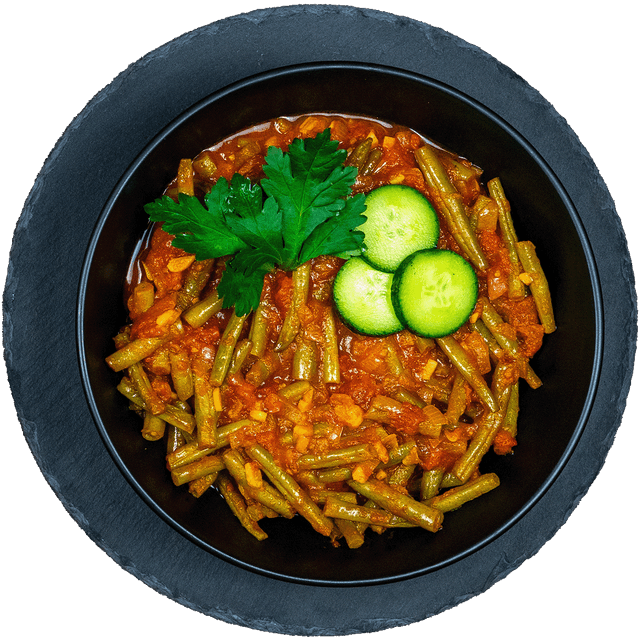 Lubia – Bohnen in Tomate