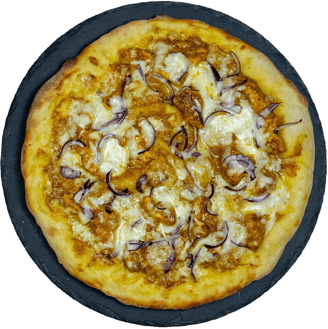 Curry Chicken Pizza