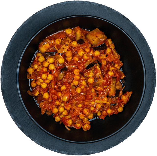 Creamy Auberginen & Tahini Bowl