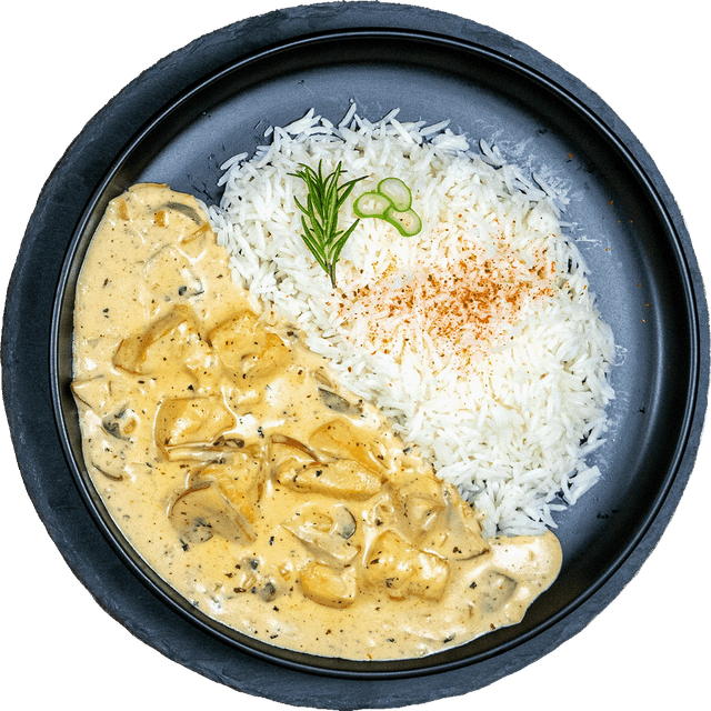 Creamy Hähnchen - Pilz Pfanne