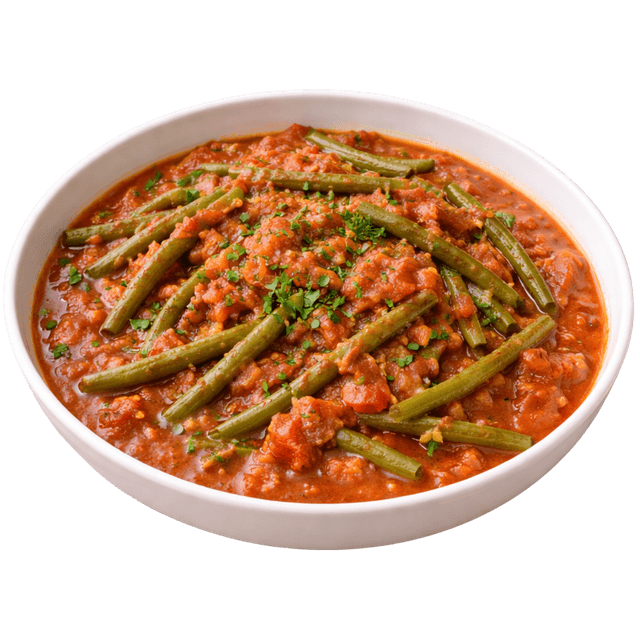 Lubia – Bohnen in Tomate