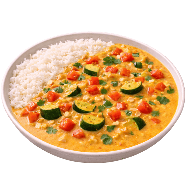 Erdnuss-Coconut Curry